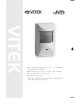 Preview for 1 page of Vitek VT-PIRC2 Manual