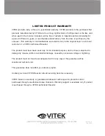 Preview for 62 page of Vitek VT-PTZ40WH User Manual