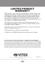 Preview for 12 page of Vitek VT-TPTZ32HRAN-8PNS Quick Start Manual