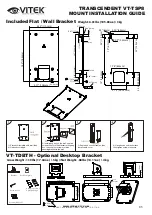 Vitek VT-TSP8 Installation Manual preview