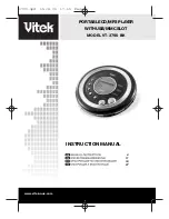 Предварительный просмотр 1 страницы Vitek VT3790 BK Instruction Manual