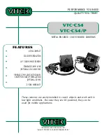 Предварительный просмотр 1 страницы Vitek VTC-C54 Specifications