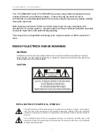 Предварительный просмотр 2 страницы Vitek VTC-IR1600/550 User Manual