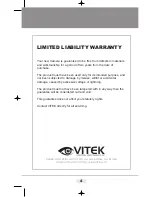 Предварительный просмотр 4 страницы Vitek VTC-IRLED30A Specifications