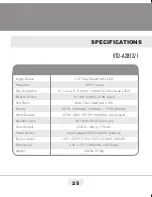 Preview for 25 page of Vitek VTD-A2812/IB Instruction Manual & Mounting Template