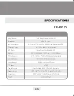 Preview for 25 page of Vitek VTD-A2812/VB Instruction Manual & Mounting Template