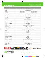 Preview for 2 page of Vitek VTD-AR2812-V Datasheet