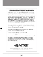 Preview for 8 page of Vitek VTD-C13A Manual