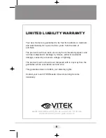 Preview for 8 page of Vitek VTD-C510 Manual