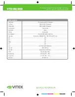 Preview for 2 page of Vitek VTD-IR90HD Brochure