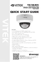 Vitek VTD-TND3RVE Quick Start Manual предпросмотр