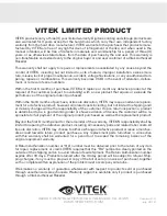 Preview for 44 page of Vitek VTD-TND6FP User Manual