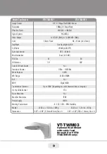 Предварительный просмотр 9 страницы Vitek VTD-TTAD24R2F Instructions Manual