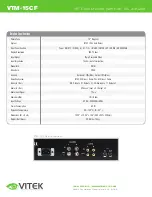 Предварительный просмотр 2 страницы Vitek VTM-15CF Datasheet