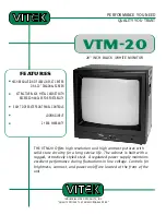 Vitek VTM-20 Features предпросмотр