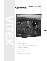 Предварительный просмотр 1 страницы Vitek VTM-LCD194M Manual