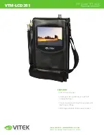 Vitek VTM-LCD351 Specifications предпросмотр