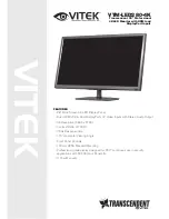 Preview for 1 page of Vitek VTM-LED280-4K Operation Manual