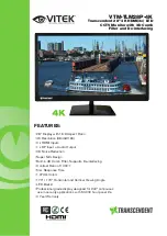 Предварительный просмотр 1 страницы Vitek VTM-TLM28P-4K Manual