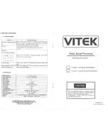 Vitek VTQ-C04 - 09-2001 Manual предпросмотр