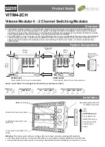 Preview for 1 page of Vitesse VITM4-2CH Product Manual