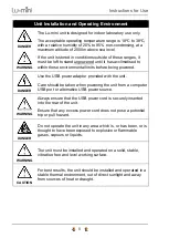 Preview for 8 page of Vitl Lu-Mini Instructions For Use Manual