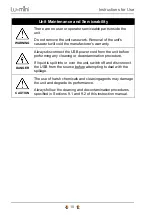 Preview for 10 page of Vitl Lu-Mini Instructions For Use Manual