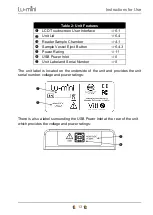 Preview for 13 page of Vitl Lu-Mini Instructions For Use Manual