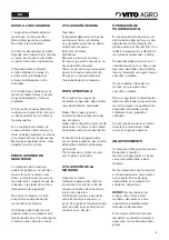 Preview for 9 page of Vito Agro VIAT33 Instruction Manual