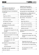 Preview for 2 page of Vito Agro VIBAL550A Instruction Manual