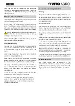 Preview for 23 page of Vito Agro VIBTI800A Instruction Manual