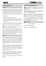 Preview for 33 page of Vito Agro VIBTI800A Instruction Manual