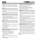 Preview for 59 page of Vito Agro VIMEDTD12A Instruction Manual