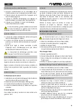 Preview for 61 page of Vito Agro VIMEDTD12A Instruction Manual