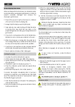 Предварительный просмотр 39 страницы Vito Agro VIMS55 Instruction Manual