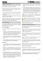 Предварительный просмотр 41 страницы Vito Agro VIR52B Instruction Manual