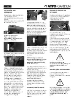 Preview for 5 page of VITO GARDEN 2T 27cc Instruction Manual