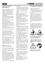 Preview for 15 page of VITO GARDEN 2T 27cc Instruction Manual