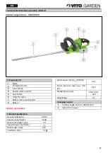 Предварительный просмотр 21 страницы VITO GARDEN VIBCCSSFL20 Instruction Manual