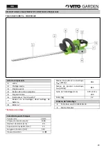 Предварительный просмотр 29 страницы VITO GARDEN VIBCCSSFL20 Instruction Manual