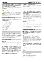 Preview for 49 page of VITO AGRO VIAB43 Instruction Manual