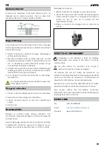 Preview for 49 page of VITO AGRO VIMB15A Instruction Manual