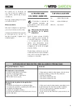 Preview for 19 page of VITO GARDEN VIAS3000 Instruction Manual