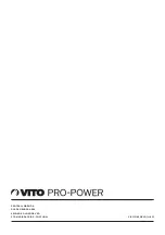 Предварительный просмотр 28 страницы VITO PRO-POWER 9711675 Instruction Manual