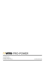 Предварительный просмотр 40 страницы VITO PRO-POWER VIASC18A Instruction Manual