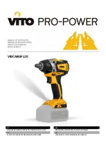 VITO PRO-POWER VIBCAIBSFL20 Instruction Manual предпросмотр