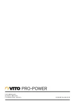 Предварительный просмотр 36 страницы VITO PRO-POWER VIBCBSFL20 Instruction Manual