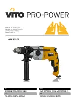 VITO PRO-POWER VIBE1050A Instruction Manual предпросмотр