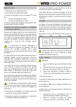 Preview for 63 page of VITO PRO-POWER VIGI1250 Instruction Manual