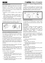 Preview for 17 page of VITO PRO-POWER VIGI2000 Instruction Manual